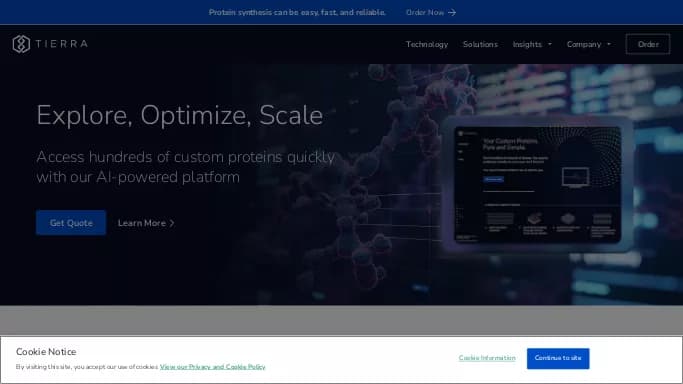 Tierra Biosciences — платная нейросеть   для научно-исследовательской деятельности. 