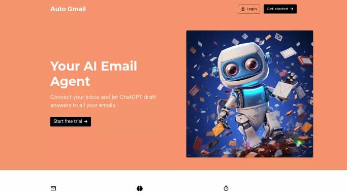 Tiny Magic — бесплатная нейросеть   для работы с электронной почтой, , расширения ChatGPT. 