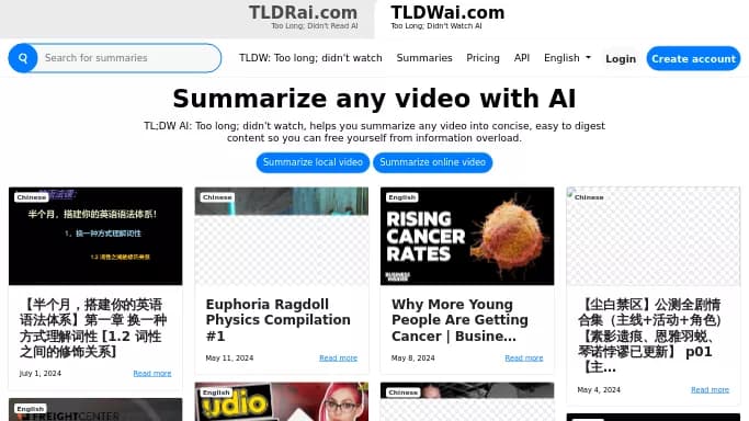 Tldwai — платная нейросеть   для суммаризации текста,  для повышения продуктивности,  для помощи в образовании. Бесплатная версия с ограниченным функционалом, есть платные тарифы.