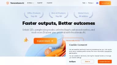 Нейросеть Tenorshare AI - Суммаризация текста,Продуктивность,Образование,Наука и исследования