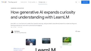 Нейросеть LearnLM by Google - Образование,Скоро релиз,Модель LLM