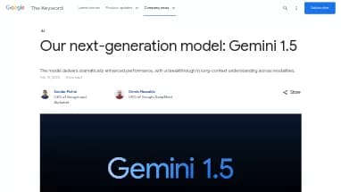 Нейросеть Gemini Pro 1.5 - Модель LLM