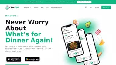 Нейросеть ChefGPT - Полезные ИИ,Развлечения,Продуктивность