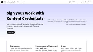Нейросеть Adobe Content Credentials - Полезные ИИ,Право