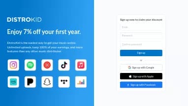Нейросеть DistroKid - Полезные ИИ