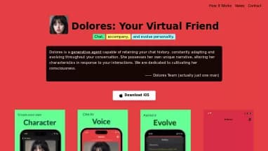 Нейросеть Dolores - Знакомства