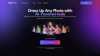 Нейросеть DRESSX.me - Мода