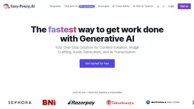 Нейросеть Easy-Peasy AI - Генерация изображений,Генерация текста,Копирайтинг
