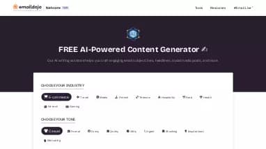 Нейросеть Emaildojo - E-mail