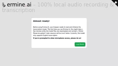 Нейросеть Ermine - Транскрибация аудио и видео,Продуктивность,Образование