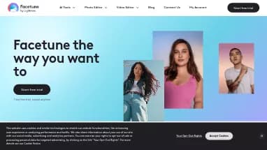 Нейросеть Facetune - Аватары и цифровые 3D персонажи