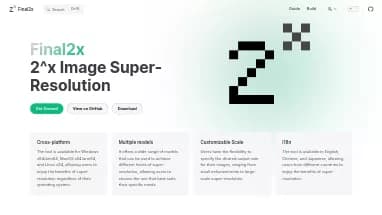 Нейросеть Final2x - Open Source,Редактирование изображений