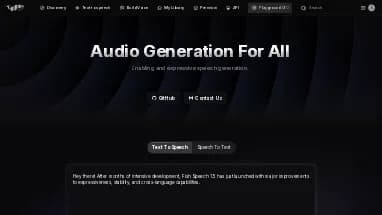 Нейросеть Fish Audio - Разработка ПО,Генерация голоса