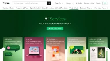 Нейросеть AI Services by Fiverr - Полезные ИИ,Продуктивность