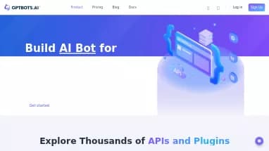 Нейросеть GPTBots.ai - Чат-бот,Анализ данных,Разработка ПО,Модель LLM