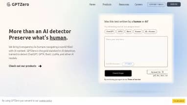 Нейросеть GPTZero - Определение ИИ,Копирайтинг,Расширения ChatGPT