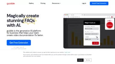 Нейросеть Guidde - Маркетинг,Расширения ChatGPT,Генерация видео