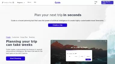 Нейросеть Guide - Путешествия