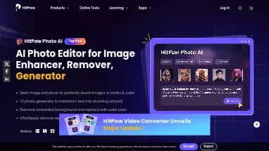 Нейросеть AI Photo by HitPaw - Редактирование изображений