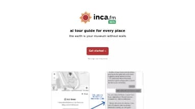 Нейросеть Inca.fm - Путешествия