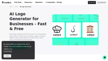 Нейросеть insMind AI Logo - Генерация логотипа