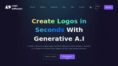 Нейросеть Logo Diffusion - Генерация логотипа