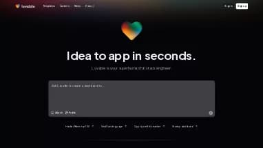 Нейросеть Lovable - No Code/Low Code,Дизайн