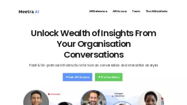 Нейросеть MeetraAI - Транскрибация аудио и видео,Продуктивность,Образование