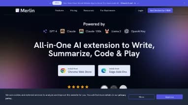 Нейросеть Merlin - Расширения ChatGPT,Продуктивность