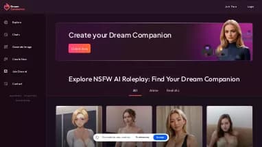 Нейросеть Dream Companion - Раздеть девушку (18+)