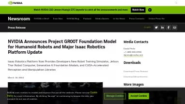 Нейросеть Gr00t by Nvidia - Модель LLM,Роботы и устройства