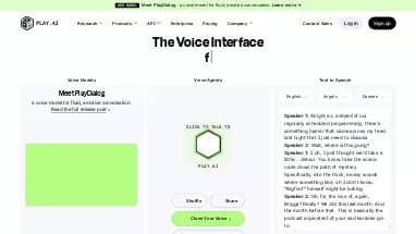 Нейросеть Play.ai - Автономные ИИ,Редактирование аудио
