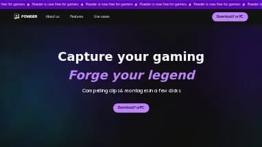 Нейросеть Powder - Игры,Редактирование видео,SMM