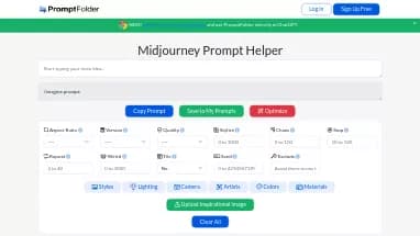 Нейросеть MidJourney Prompt Helper - Промпты,Генерация изображений,Дизайн