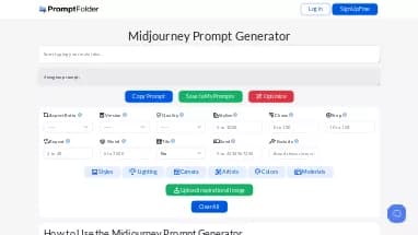 Нейросеть MidJourney Prompt Helper - Промпты