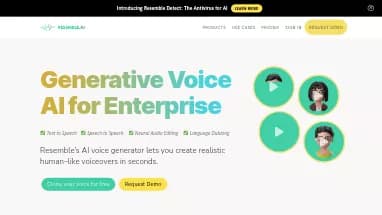 Нейросеть Resemble - Генерация голоса