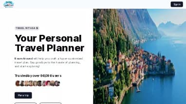 Нейросеть Roam Around App - Путешествия