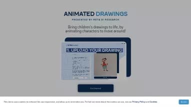 Нейросеть Animated Drawings - Развлечения,Генерация изображений,Генерация видео