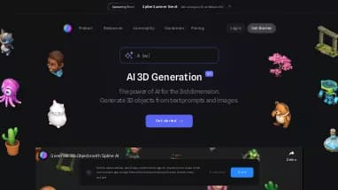 Нейросеть Spline AI - 3D и анимация,Дизайн,Образование