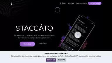 Нейросеть Staccato - Музыка,Образование,Редактирование аудио