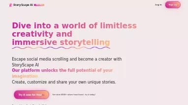 Нейросеть StoryScape AI - Сторителлинг