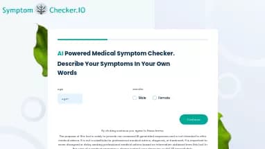 Нейросеть SymptomChecker IO - Здоровье