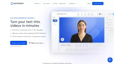Нейросеть Synthesia 2.0 - Маркетинг,Генерация видео