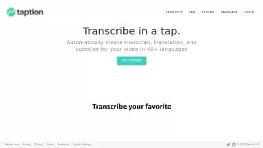 Нейросеть Taption - Транскрибация аудио и видео,Продуктивность,Образование