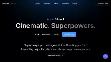 Нейросеть Video AI by Topaz Labs - Редактирование видео
