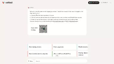 Нейросеть Vetted - Продуктивность,Автоматизация,Маркетинг,Полезные ИИ