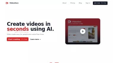 Нейросеть VideoGen - Генерация видео