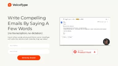 Нейросеть VoiceType - E-mail