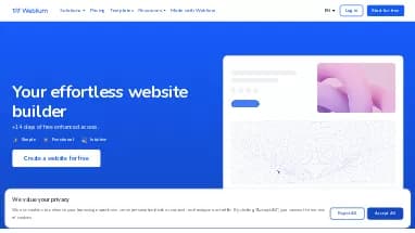 Нейросеть Weblium - No Code/Low Code