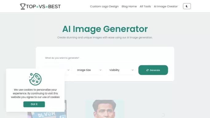 Top VS Best — бесплатная нейросеть   для создания изображений. 
